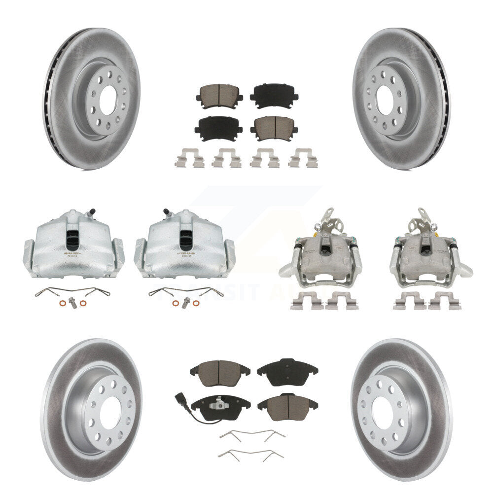 Transit Auto KCG-100861C Disc Brake Kit for 2006-2008 Volkswagen GTI - Front and Rear product image
