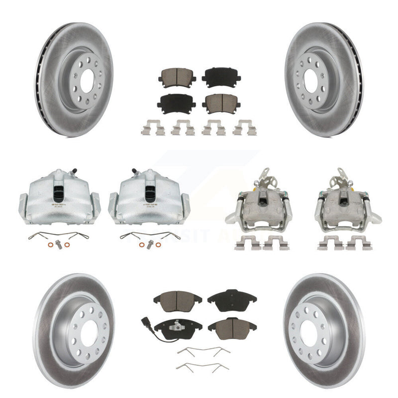 Transit Auto KCG-100861C Disc Brake Kit for 2006-2008 Volkswagen GTI - Front and Rear product image