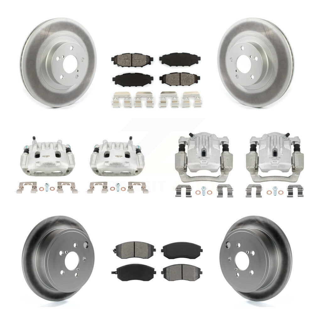 Transit Auto KCG-100861S Disc Brake Kit for 2010-2012 Subaru Legacy, Subaru Outback - Front and Rear product image