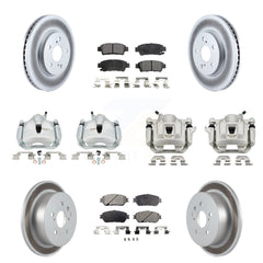 Transit Auto KCG-100861T Disc Brake Kit for 2004-2010 Toyota Sienna - Front and Rear product image