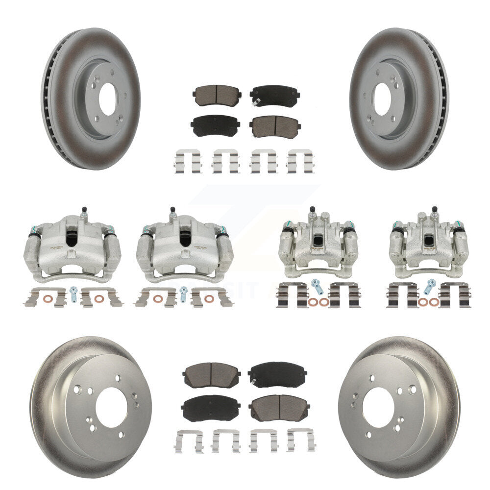 Transit Auto KCG-100862C Disc Brake Kit for 2010-2016 Kia Sportage, Hyundai Tucson - Front and Rear product image