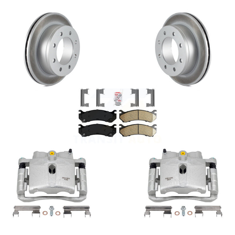 Transit Auto KCG-100862N Disc Brake Kit for 1999-2013 Chevrolet Suburban 2500, GMC Yukon XL 2500, Chevrolet Silverado 2500 HD & more - Rear product image