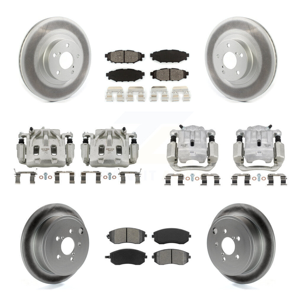 Transit Auto KCG-100862S Disc Brake Kit for 2012 Subaru Legacy - Front and Rear product image