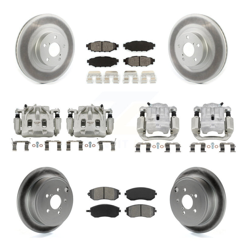 Transit Auto KCG-100862S Disc Brake Kit for 2012 Subaru Legacy - Front and Rear product image