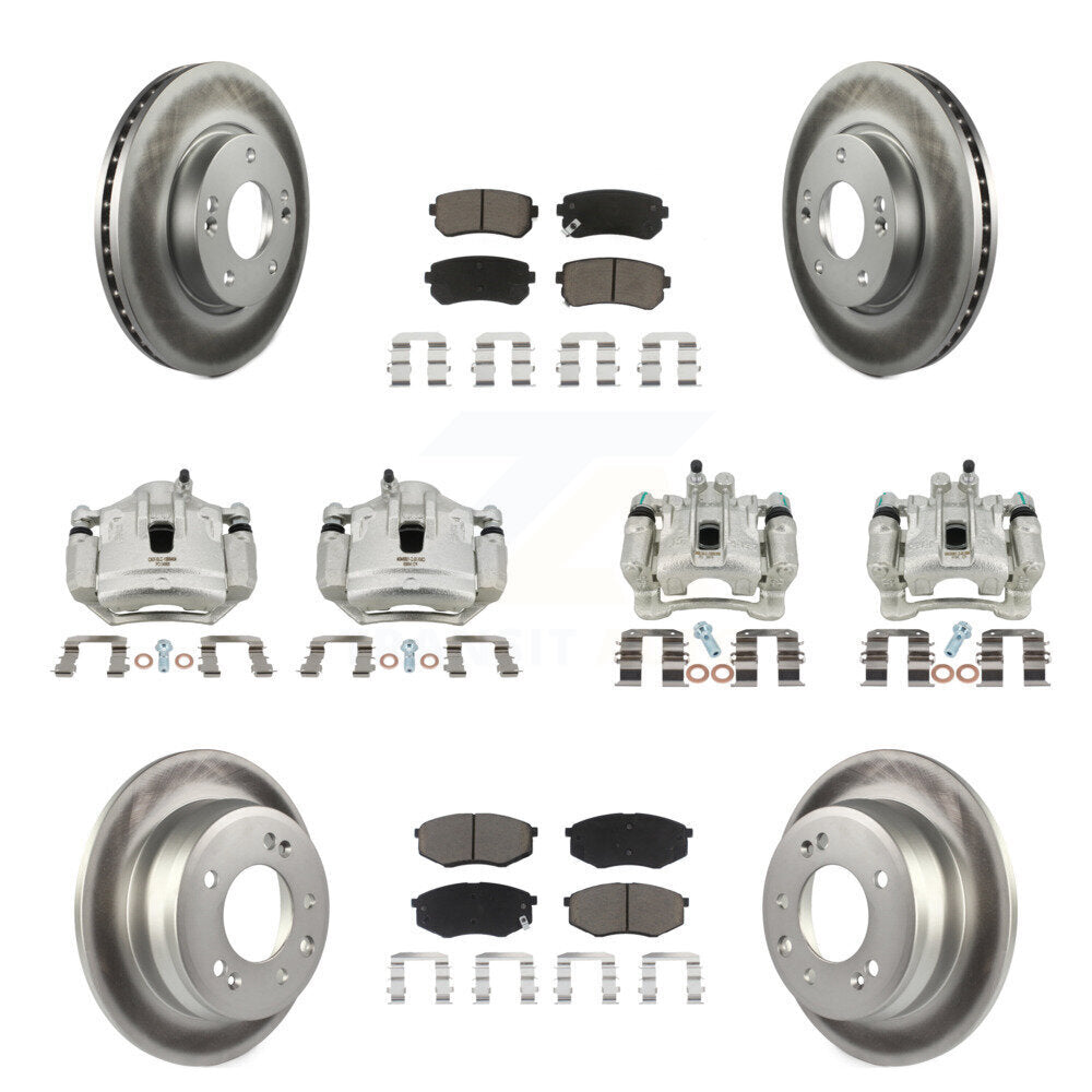 Transit Auto KCG-100863C Disc Brake Kit for 2010-2012 Kia Sportage, Hyundai Tucson - Front and Rear product image