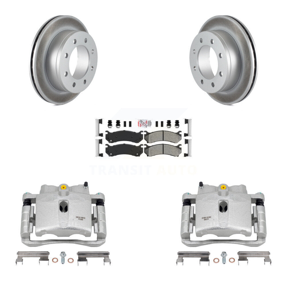 Transit Auto KCG-100863N Disc Brake Kit for 1999-2013 Chevrolet Suburban 2500, GMC Yukon XL 2500, Chevrolet Silverado 2500 HD & more - Rear product image