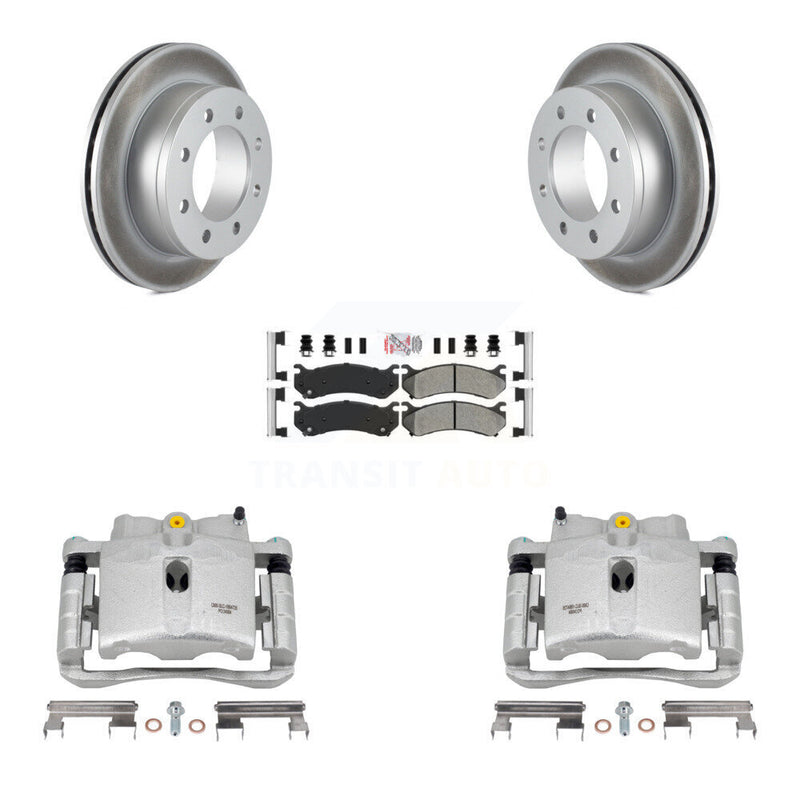 Transit Auto KCG-100863N Disc Brake Kit for 1999-2013 Chevrolet Suburban 2500, GMC Yukon XL 2500, Chevrolet Silverado 2500 HD & more - Rear product image