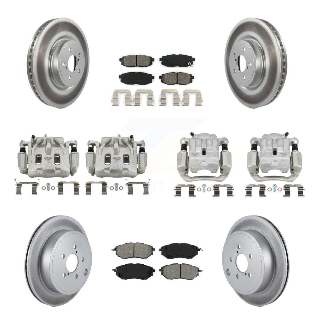 Transit Auto KCG-100863S Disc Brake Kit for 2010-2014 Subaru Legacy, Subaru Outback - Front and Rear product image