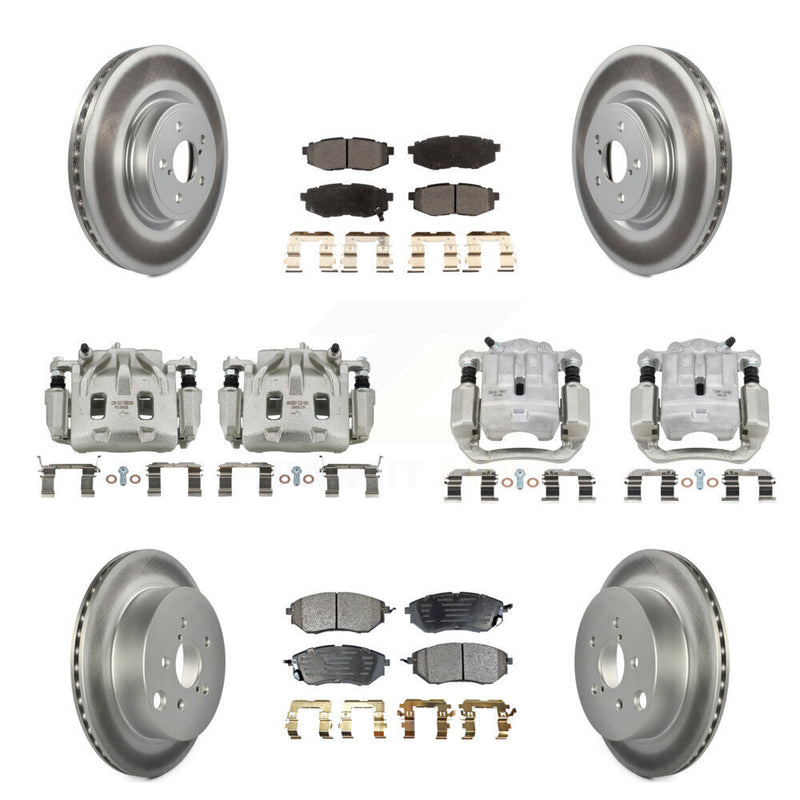 Transit Auto KCG-100863T Disc Brake Kit for 2014-2018 Subaru Forester - Front and Rear product image
