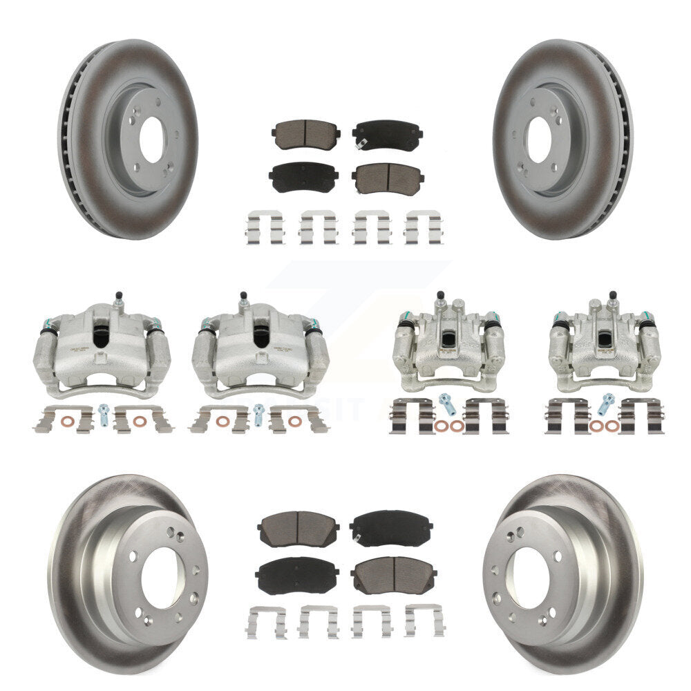 Transit Auto KCG-100864C Disc Brake Kit for 2012-2016 Kia Sportage, Hyundai Tucson - Front and Rear product image