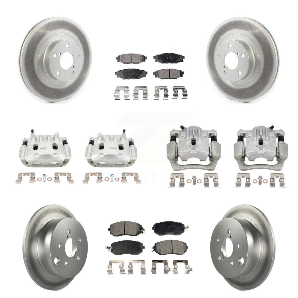 Transit Auto KCG-100864T Disc Brake Kit for 2013-2018 Subaru Crosstrek, Subaru Forester, Subaru XV Crosstrek - Front and Rear product image