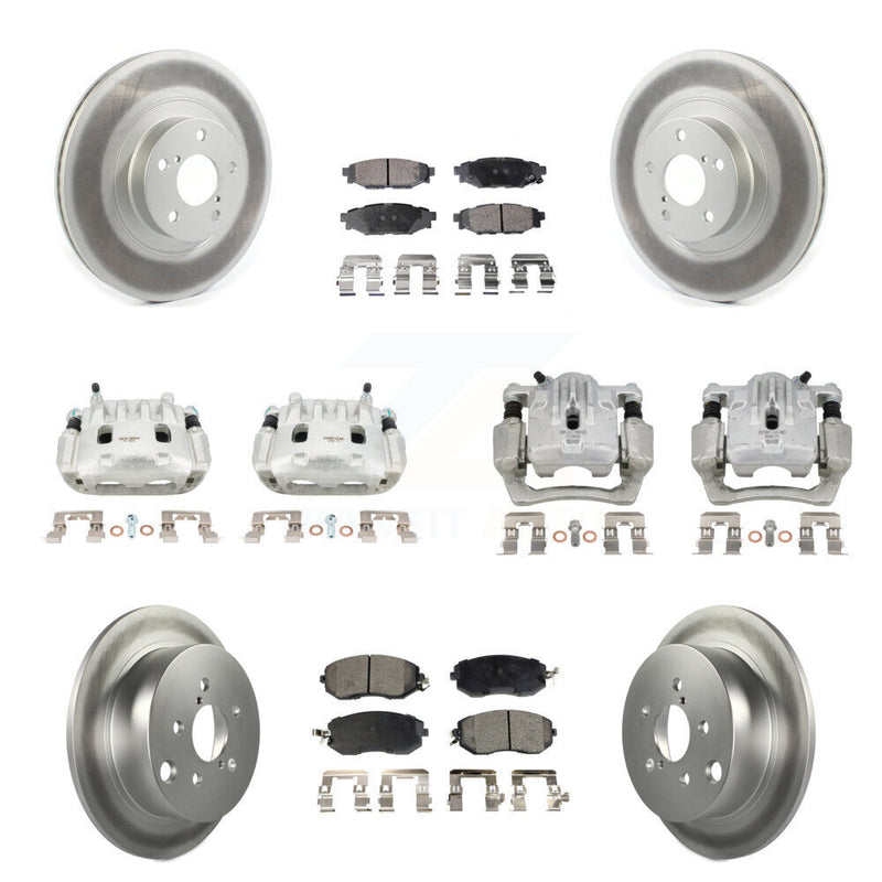 Transit Auto KCG-100864T Disc Brake Kit for 2013-2018 Subaru Crosstrek, Subaru Forester, Subaru XV Crosstrek - Front and Rear product image