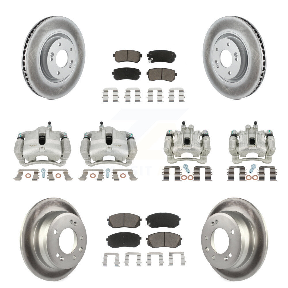 Transit Auto KCG-100865C Disc Brake Kit for 2015 Hyundai Tucson - Front and Rear product image