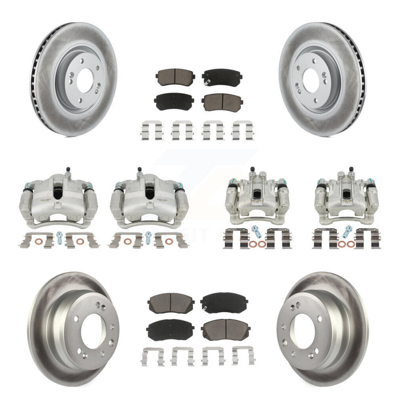 Transit Auto KCG-100865C Disc Brake Kit for 2015 Hyundai Tucson - Front and Rear product image