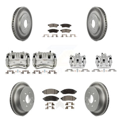 Transit Auto KCG-100865T Disc Brake Kit for 2005-2019 Suzuki Equator, Nissan Frontier - Front and Rear product image