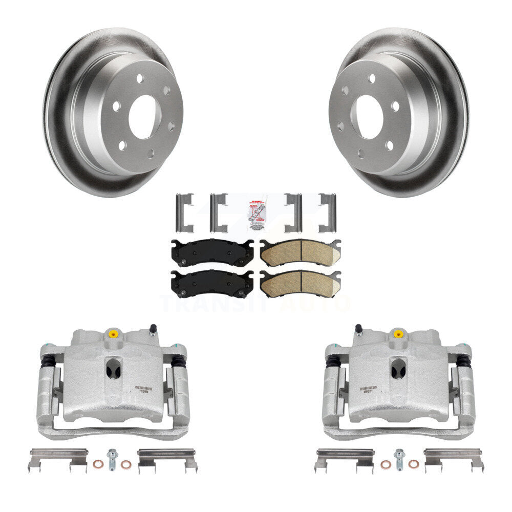 Transit Auto KCG-100866N Disc Brake Kit for 2003 Chevrolet Silverado 2500, Chevrolet Silverado 2500 HD, Chevrolet Suburban 2500 & more - Rear product image