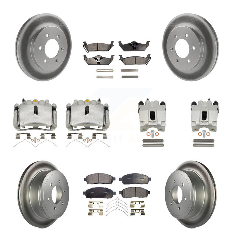 Transit Auto KCG-100866P Disc Brake Kit for 2004-2008 Lincoln Mark LT, Ford F-150 - Front and Rear product image