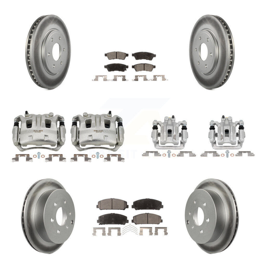 Transit Auto KCG-100866T Disc Brake Kit for 2011-2012 Suzuki Equator - Front and Rear product image