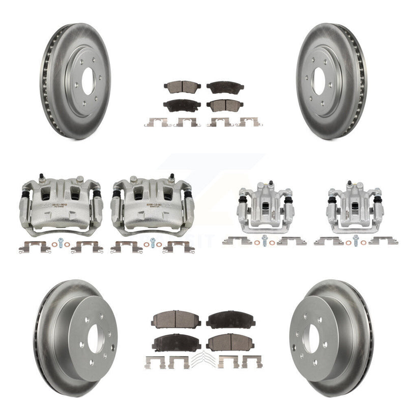 Transit Auto KCG-100866T Disc Brake Kit for 2011-2012 Suzuki Equator - Front and Rear product image