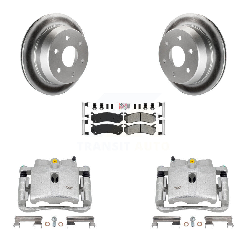 Transit Auto KCG-100867N Disc Brake Kit for 2003 Chevrolet Silverado 2500, Chevrolet Silverado 2500 HD, Chevrolet Suburban 2500 & more - Rear product image