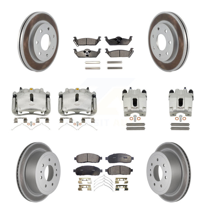 Transit Auto KCG-100867P Disc Brake Kit for 2004-2008 Lincoln Mark LT, Ford F-150 - Front and Rear product image