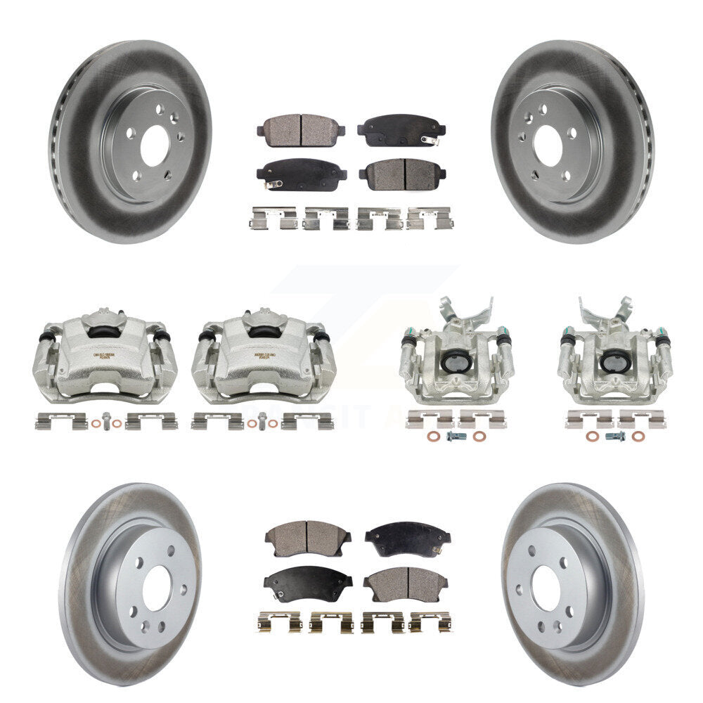 Transit Auto KCG-100867T Disc Brake Kit for 2013-2014 Chevrolet Sonic - Front and Rear product image