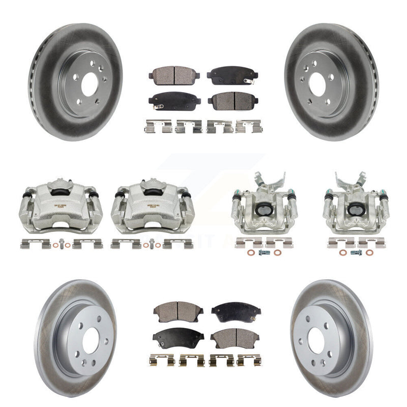 Transit Auto KCG-100867T Disc Brake Kit for 2013-2014 Chevrolet Sonic - Front and Rear product image