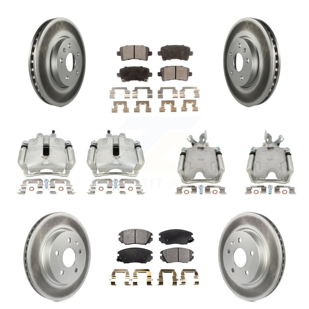 Transit Auto KCG-100868P Disc Brake Kit for 2010-2011 Buick Allure, Buick LaCrosse - Front and Rear product image