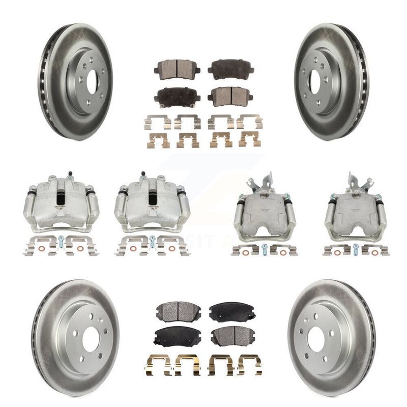 Transit Auto KCG-100868P Disc Brake Kit for 2010-2011 Buick Allure, Buick LaCrosse - Front and Rear product image