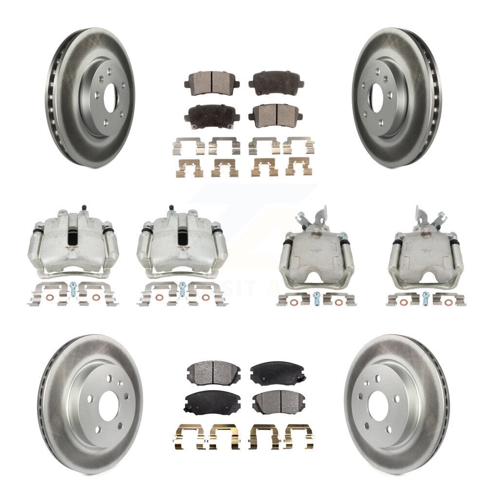 Transit Auto KCG-100869P Disc Brake Kit for 2013-2020 Chevrolet Impala, Chevrolet Malibu - Front and Rear product image