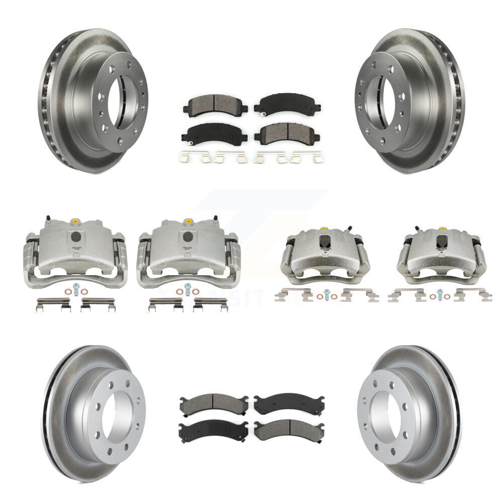 Transit Auto KCG-100869S Disc Brake Kit for 2007-2018 Chevrolet Express 2500, GMC Savana 2500 - Front and Rear product image