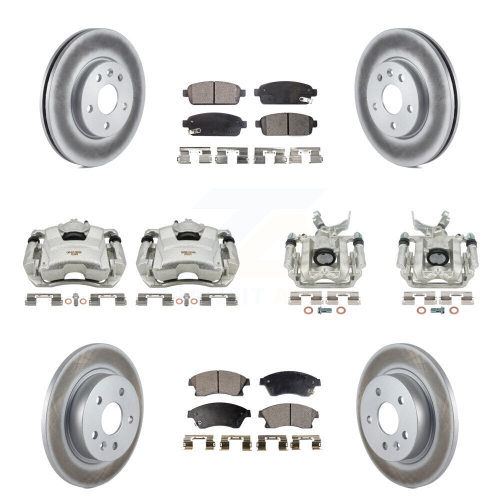 Transit Auto KCG-100869T Disc Brake Kit for 2014-2016 Chevrolet Sonic - Front and Rear product image