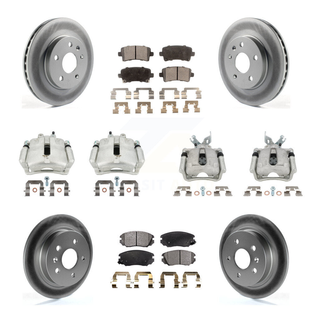 Transit Auto KCG-100870P Disc Brake Kit for 2013 Chevrolet Malibu - Front and Rear product image