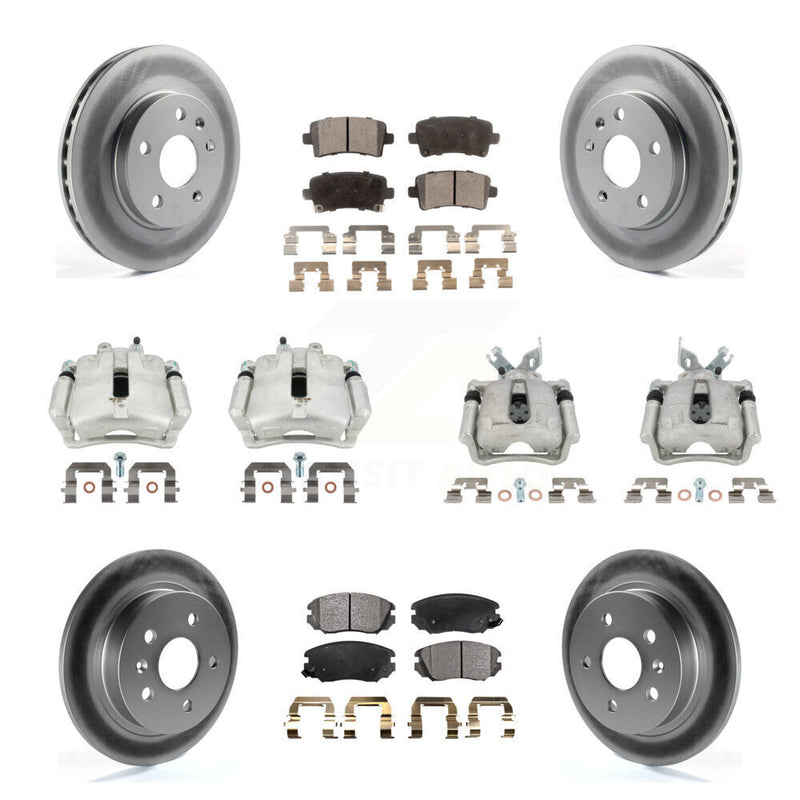 Transit Auto KCG-100870P Disc Brake Kit for 2013 Chevrolet Malibu - Front and Rear product image