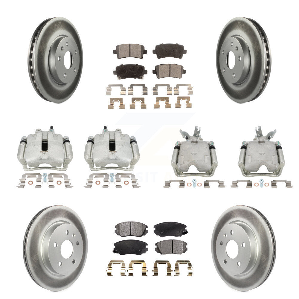 Transit Auto KCG-100871P Disc Brake Kit for 2014-2015 Chevrolet Malibu - Front and Rear product image