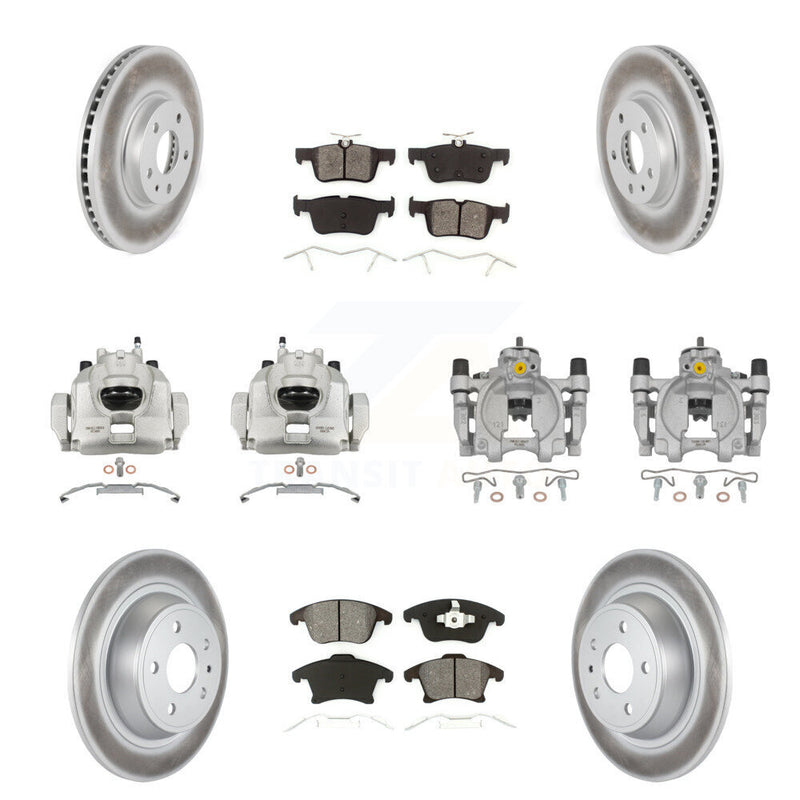 Transit Auto KCG-100871S Disc Brake Kit for 2013-2020 Ford Fusion, Lincoln MKZ - Front and Rear product image