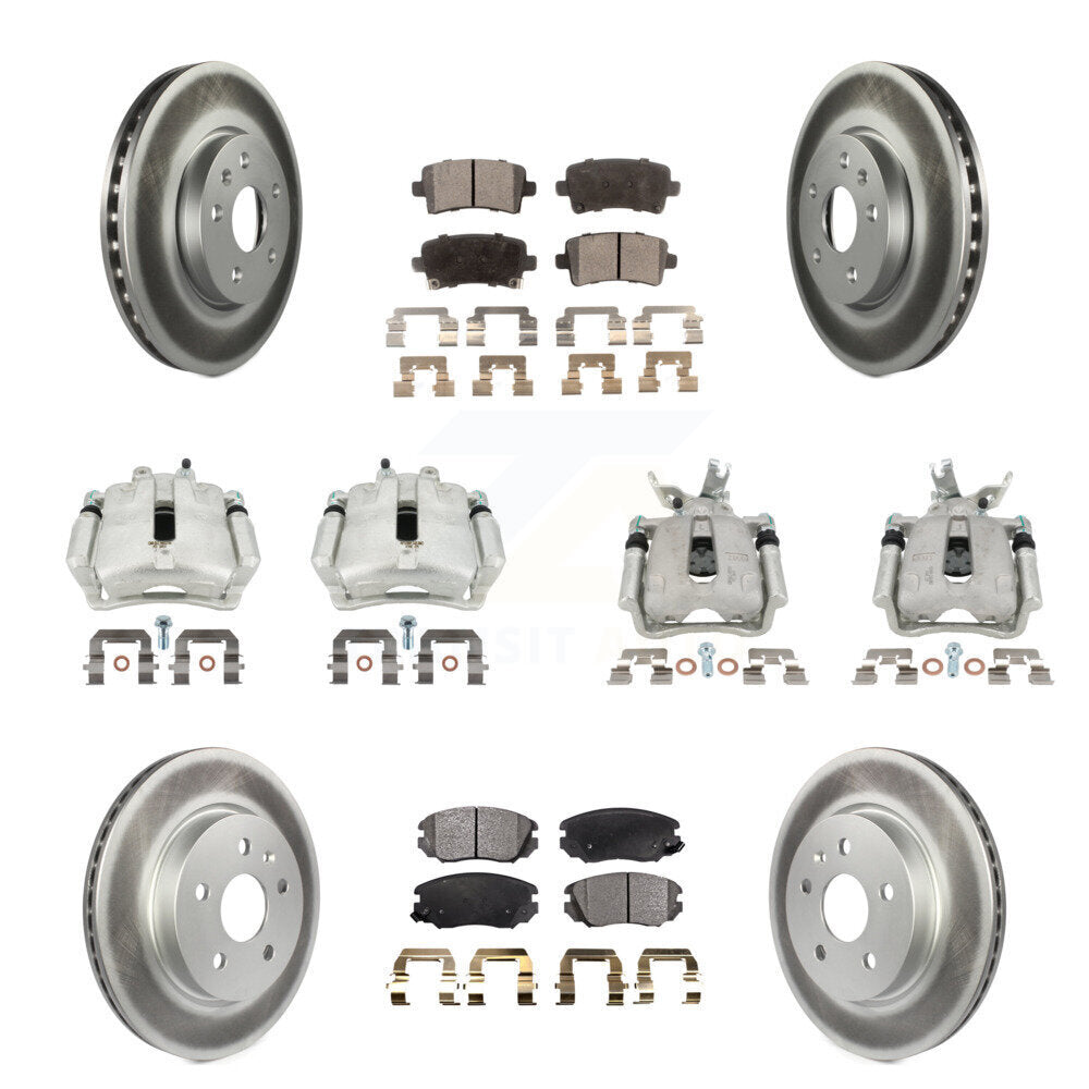 Transit Auto KCG-100873P Disc Brake Kit for 2016 Chevrolet Malibu Limited - Front and Rear product image