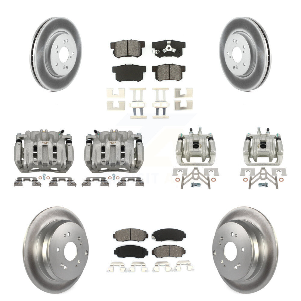 Transit Auto KCG-100873S Disc Brake Kit for 2007-2012 Acura RDX, Honda CR-V - Front and Rear product image