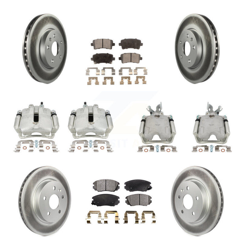 Transit Auto KCG-100875T Disc Brake Kit for 2010-2011 Buick Allure, Buick LaCrosse - Front and Rear product image