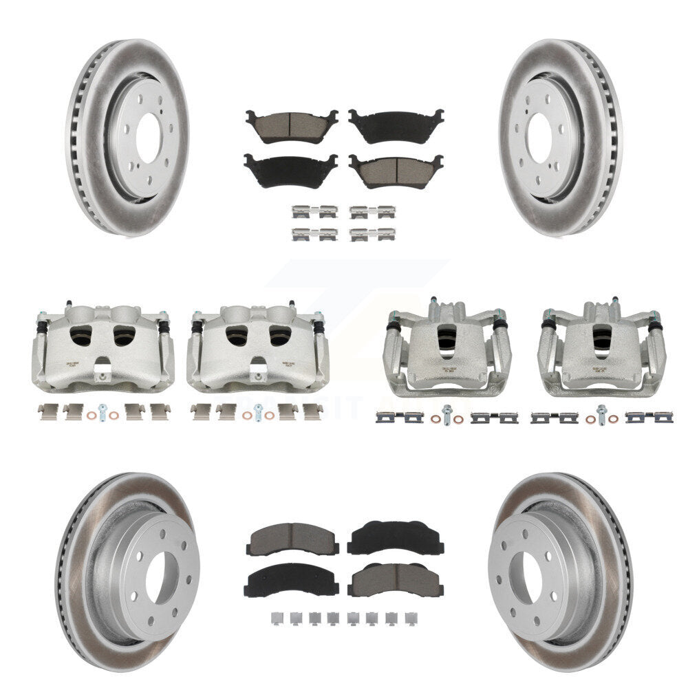 Transit Auto KCG-100876C Disc Brake Kit for 2012-2014 Ford F-150 - Front and Rear product image