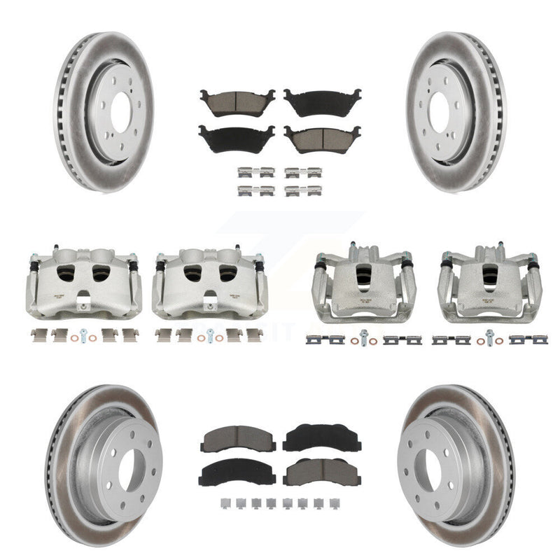 Transit Auto KCG-100876C Disc Brake Kit for 2012-2014 Ford F-150 - Front and Rear product image