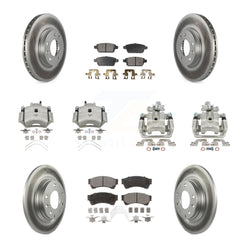 Transit Auto KCG-100876P Disc Brake Kit for 2006-2013 Mazda 6, Lincoln MKZ, Ford Fusion & more - Front and Rear product image