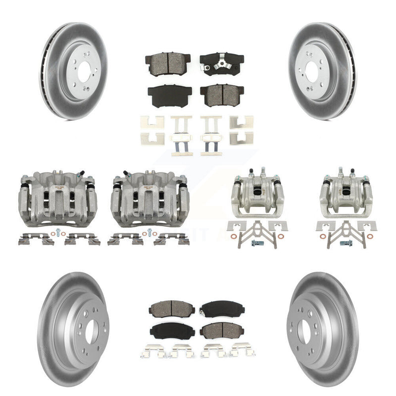 Transit Auto KCG-100876S Disc Brake Kit for 2010-2011 Honda Accord Crosstour - Front and Rear product image