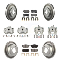 Transit Auto KCG-100876T Disc Brake Kit for 2010-2012 Kia Sportage, Hyundai Tucson - Front and Rear product image