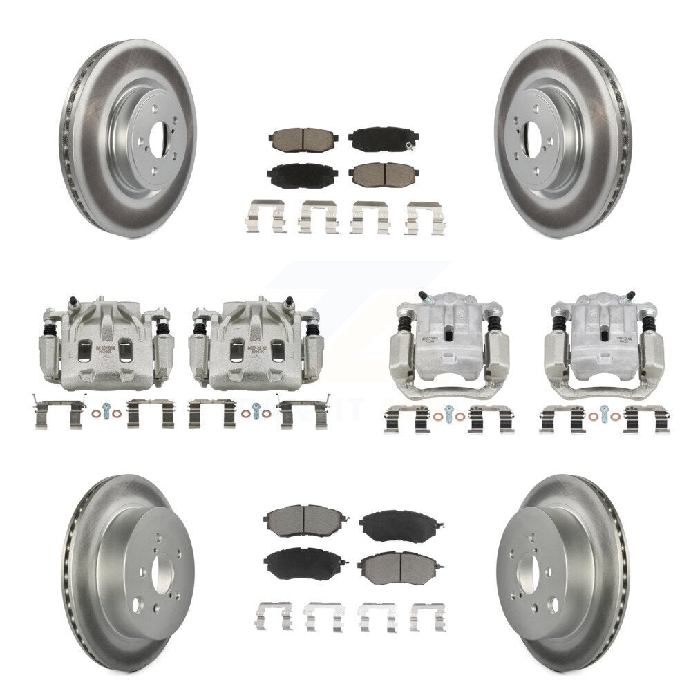 Transit Auto KCG-100877C Disc Brake Kit for 2014-2018 Subaru Forester - Front and Rear product image