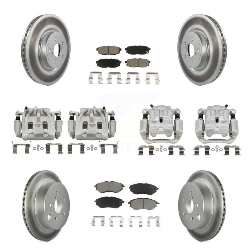 Transit Auto KCG-100877C Disc Brake Kit for 2014-2018 Subaru Forester - Front and Rear product image