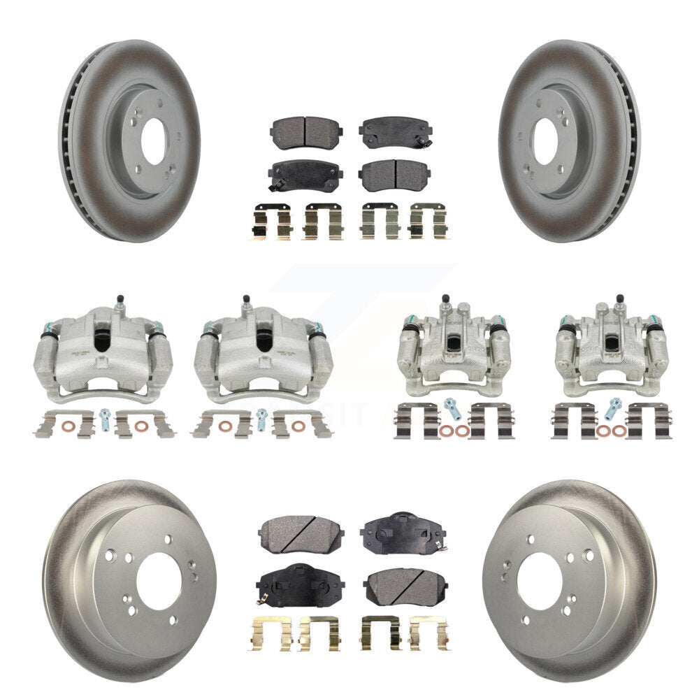 Transit Auto KCG-100877T Disc Brake Kit for 2010-2016 Kia Sportage, Hyundai Tucson - Front and Rear product image