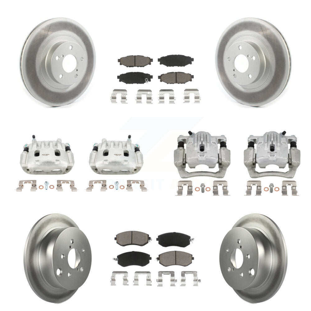 Transit Auto KCG-100878C Disc Brake Kit for 2013-2018 Subaru Crosstrek, Subaru Forester, Subaru XV Crosstrek - Front and Rear product image