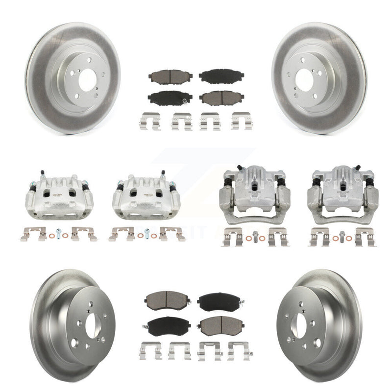 Transit Auto KCG-100878C Disc Brake Kit for 2013-2018 Subaru Crosstrek, Subaru Forester, Subaru XV Crosstrek - Front and Rear product image