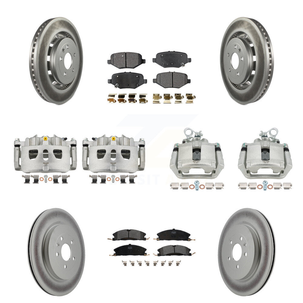 Transit Auto KCG-100878P Disc Brake Kit for 2013-2019 Ford Taurus, Ford Explorer, Ford Special Service Police Sedan & more - Front and Rear product image